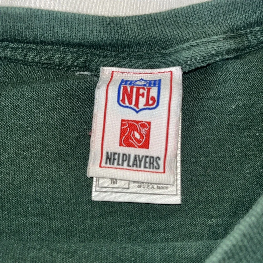 Vtg Ryan Grant Green Bay Packers T-Shirt Size Medium NFL Players Green RB‎